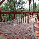 Laid back on a Hammock